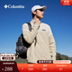 Columbia哥倫比亞戶(hù)外男子簡(jiǎn)約立領(lǐng)時(shí)尚外套保暖舒適抓絨衣AE0560 271 燕麥白拼米白色 L(180/100A)