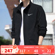 耐克（NIKE）外套男士上衣 25夏季新款運動(dòng)服裝立領(lǐng)休閑防風(fēng)衣冰絲速干夾克 FB7500-010 M