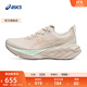 亞瑟士ASICS跑步鞋女鞋耐磨運動(dòng)鞋緩震回彈輕量舒適跑鞋 NOVABLAST 4 米色 38
