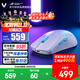 ROG龍鱗ACE X AimLab合作版 AimPoint 36k傳感器 無(wú)線(xiàn)藍牙三模游戲電競鼠標 玩家國度鼠標 輕量化54g 龍鱗 月耀白【至高享95折】