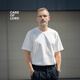 CARE OF LORD卡夫洛 藝術(shù)家系列夏季男士重磅圓領(lǐng)短袖立體裁剪男士純棉T恤2662 白色 M