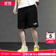 彪馬（PUMA）短褲男 25夏季新款運動(dòng)褲寬松休閑跑步籃球舒適透氣針織五分褲男 【主推款紳士黑】100%純棉/刺繡logo XL 185【推薦體重160-180斤】