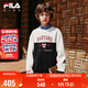 FILA X HARVARD哈佛聯(lián)名童裝男童套頭衛衣2025年秋季休閑上衣