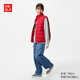 優(yōu)衣庫童裝男女童寬松直筒牛仔長(cháng)褲水洗產(chǎn)品拉鏈款寬腿褲478128 65 寶藍色 160