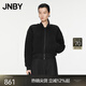 JNBY/江南布衣冬新品羊羔毛皮草軟糯蓬松外套棒球服女5OAA14270 001/本黑 S