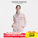 TEENIE WEENIE小熊睡衣女士2025春夏季長(cháng)袖可外穿休閑家居服套裝 【長(cháng)袖長(cháng)褲】女款開(kāi)襟-珍珠粉 M