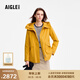 AIGLE艾高M(jìn)TD防風(fēng)防雨保暖棉服外套女士戶(hù)外運動(dòng)時(shí)尚休閑外套 麥金色 BT402 S