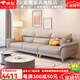 宜耀沙發(fā)客廳現代簡(jiǎn)約奶油風(fēng)大小戶(hù)型家用四三人位大直排科技布藝沙發(fā) 【三防科技布+高回彈海綿座包】 【2.19米】直排三人位