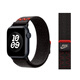 適用iwatchs10 11蘋(píng)果手表表帶耐克尼龍回環(huán)applewatch98腕帶nike 25款新色【NK尼龍回環(huán)】午夜黑色 【46mm】適用iwatchs10/11