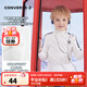 Converse匡威童裝男女童加絨長(cháng)袖T恤2023秋冬兒童高領(lǐng)保暖打底衫德絨上衣 羽白色 150 /72 【建議身高140-152cm】