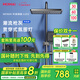 MOMAI 摩邁鏡月6201槍灰色白色恒溫?cái)?shù)顯淋浴花灑套裝家用全銅主體 6202 恒溫?cái)?shù)顯 槍灰色