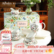 AYNSLEY英國安斯麗雀鳥(niǎo)系列下午茶禮盒裝1壺4杯碟1糖奶歐式高顏值咖啡杯 【禮盒裝】1壺4杯4碟1糖奶 雀鳥(niǎo)系列