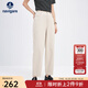 Navigare意大利小帆船女士牛仔褲25春夏季新品簡(jiǎn)約百搭九分褲休閑時(shí)尚褲子 0101霜杏色 L