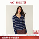 HOLLISTER小海鷗圖案25秋冬新款海軍藍(lán)條紋亨利領(lǐng)T恤女裝339-5257 海軍藍(lán)條紋 S (165/84A)