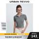UR【HOT】2025秋季新款女裝休閑紋理萌寵修身針織衫UYY950100 花灰 M