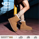 UGG【雙11預售】秋季女士休閑保暖蝴蝶結款雪地靴懶人毛毛鞋1153514 CHE | 栗色 38