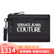 范思哲（VERSACE）范思哲男包牛皮美杜莎頭像手拿包七夕 尼龍黑色71YA5P90-ZS108-899
