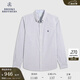 布克兄弟（BrooksBrothers）男士經(jīng)典款牛津紡條紋免燙長袖休閑襯衫 4003-藍(lán)色條紋 M