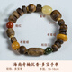 識刻海南奇楠沉香手串女款多寶珠真品天然藥錠手串女士收藏級平安 海南奇楠沉香-多寶手串