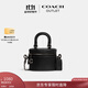蔻馳（COACH）【專(zhuān)享直降】奧萊女士TRAIL 12號斜挎包迷你單肩包通勤百搭 V5/黑色