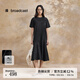 播海邊度假連衣裙女夏季法式氣質(zhì)寬松漂亮長(cháng)裙DDS2LD59061 K40玄黑 M
