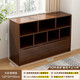 卓禾（ZHUOHE）實(shí)木書(shū)柜置物架落地儲物柜靠墻一體收納柜客廳矮柜子展示柜 【加深款】大杉胡桃色120*100cm