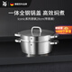 WMF蒸鍋不銹鋼燉鍋家用蒸煮兩用鍋 Iconic系列蒸鍋 2層 28cm