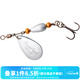 達億瓦（DAIWA）23新款SILVERCREEK銀溪飛旋 旋轉亮片路亞餌復合亮片 鱒魚(yú)餌 銀豆子 6克