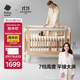 babycare嬰兒床0-3歲寶寶實(shí)木床兒童床拼接快裝床多功能新生兒床 弗里斯克