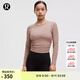 lululemon丨All It Takes 女士運動(dòng)長(cháng)袖T恤*羅紋 Nulu? LW3GK5S 暮光玫瑰棕 M /8