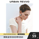 UR2025秋季新款女裝簡(jiǎn)約休閑一字領(lǐng)褶皺修身T恤UWM450116 米白 L