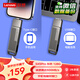 聯(lián)想（Lenovo）128G手機固態(tài)U盤(pán) Type-C/USB3.2雙接口旋轉優(yōu)盤(pán) 手機電腦兩用 讀速500MB/S SX5Pro系列 灰色