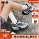 MIO【戚薇同款】米奧透氣老爹鞋厚底增高休閑運動(dòng)鞋輪胎鞋女鞋網(wǎng)面鞋 灰/白/黑色 37