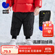 minibala【三防羽絨褲】迷你巴拉巴拉男童女童休閑褲冬季寶寶高腰護肚長褲 黑色90001 90 【充絨量22.1g】