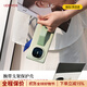 決色適用華為matex6手機殼【手提支架中軸殼】唐草紋路素皮保護套X6典藏時(shí)尚全包保護殼 【盎然綠】手帶支架中軸殼
