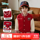 迪士尼（Disney）男童夾克米奇棒球服外套時(shí)尚休閑百搭舒適保暖25年秋新品 棗紅 110