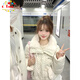 CTOX甜美溫柔波點(diǎn)毛領(lǐng)棉服外套女2025冬季新款韓系奶呼呼加厚棉衣短款 波點(diǎn) M 【100-110斤】