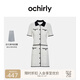 歐時(shí)力OCHIRLY 小香風(fēng)啞光絲針織裙套女短袖外套潮流氣質(zhì)春夏季 白色 M