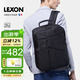 樂(lè )上（LEXON）雙肩包男15.6/16英寸商務(wù)蘋(píng)果筆記本電腦包雙層背包休閑書(shū)包黑色