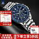 卡西歐（CASIO）男表EDIFICE商務(wù)太陽能石英表休閑簡約指針日韓男腕表送男友禮物 EFS-S510D-2A  太陽能藍盤