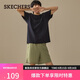斯凱奇（Skechers）男士時(shí)尚休閑褲百搭舒適短褲L225M080