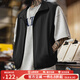 馬登工裝輕機能戶(hù)外馬甲男開(kāi)衫立領(lǐng)運動(dòng)坎肩背心外穿寬松單馬夾夏秋 黑色 【雙頭拉鏈/夏季男薄款】 L (175)