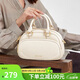 蔻一（Cnoles）河馬包包女士2025最新款百搭保齡球斜挎小包大容量手提雙肩背包