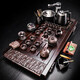 琦軒源茶具套裝家用黑檀實(shí)木茶盤(pán)功夫茶杯辦公會(huì )客全自動(dòng)燒水茶臺套餐