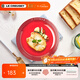 酷彩（Le Creuset）炻瓷19/23cm圓形碟 家用餐具水果盤(pán)甜品盤(pán)西餐盤(pán)沙拉盤(pán)餐盤(pán) 圓形碟紅色 23cm