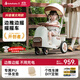bebehaha搖搖樂(lè )嬰兒推車(chē)搖一搖遛娃神器二合一兒童手推車(chē)1-5歲橄欖棕-帶篷