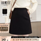 絲柏舍高腰半身裙2025秋裝新款女裝A字簡約時尚減齡氣質(zhì)短裙