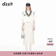 DZZIT地素運(yùn)動長裙春秋新款松緊抽繩腰簡約時尚設(shè)計女 米白色 M