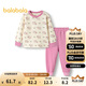 巴拉巴拉寶寶睡衣套裝冬季三層夾棉男女童家居服小童外出保暖208424171206