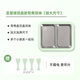 班尼兔（Pink Bunny）炒酸奶機(jī)家用小型炒冰機(jī)炒冰盤免插電迷你兒童專用炒酸奶機(jī) 豆蔻綠（鴛鴦盤加大款）